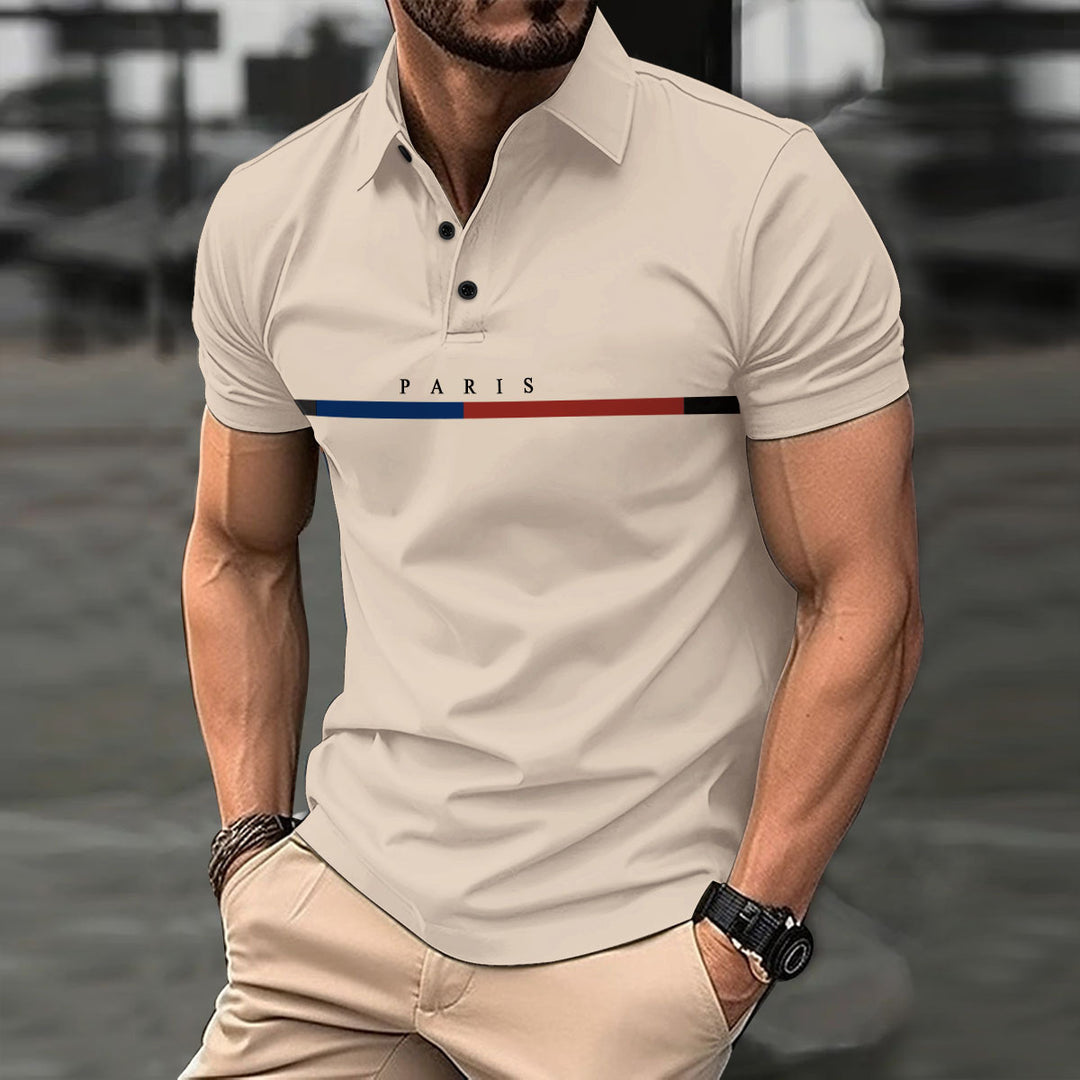 Herren Freizeit Polo Shirt Echoarchiv