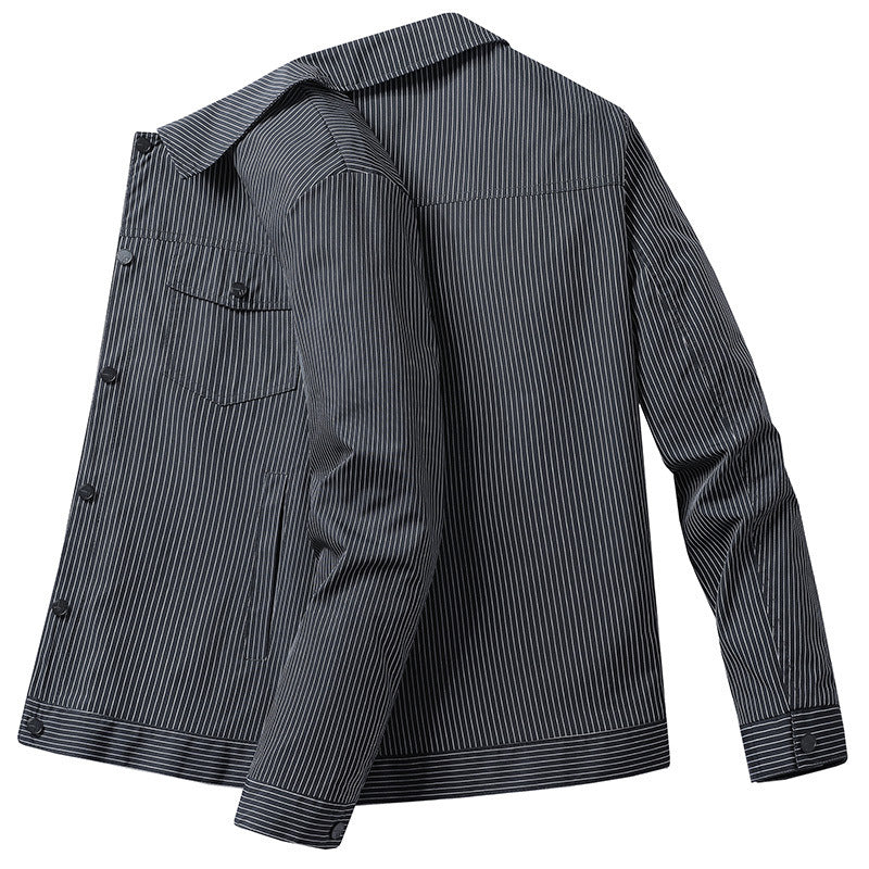 Herren Modische Übergangsjacke mit Streifen Echo Archiv