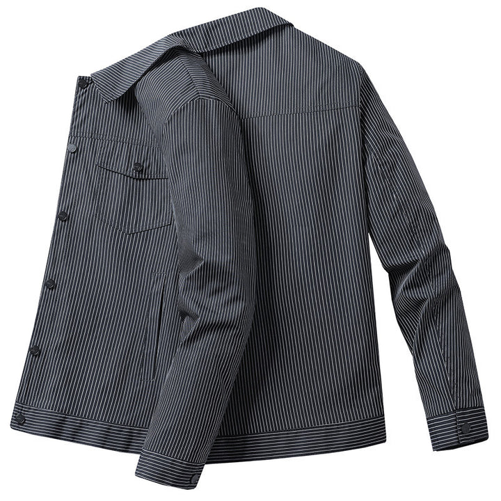 Herren Modische Übergangsjacke mit Streifen Echo Archiv