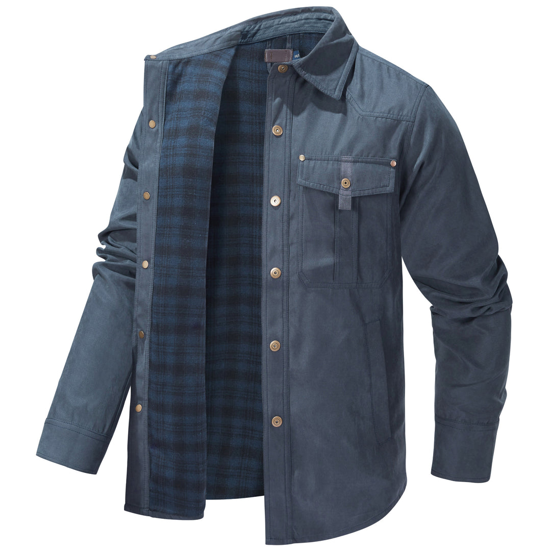 Herren Flanell gefütterte Arbeitsjacke Echoarchiv