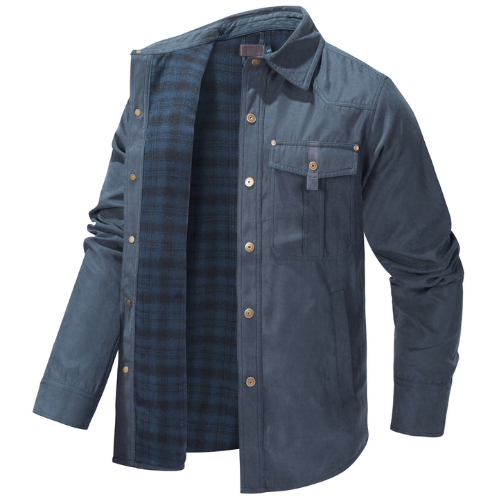 Herren Flanell gefütterte Arbeitsjacke Echoarchiv