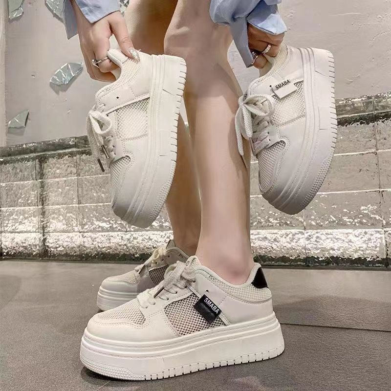 Damen Komfortable und sportliche Sneakers mit atmungsaktiver Mesh-Oberfläche und dämpfender Sohle Echo Archiv