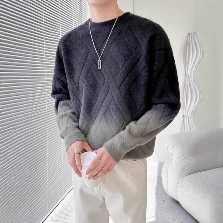 Herren Gemusterter Pullover Echoarchiv