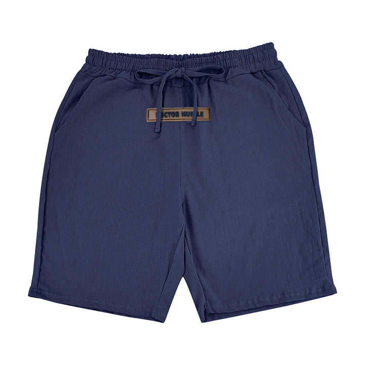Herren lässige Strandshorts mit elastischem Bund und verstellbarem Kordelzug Echoarchiv