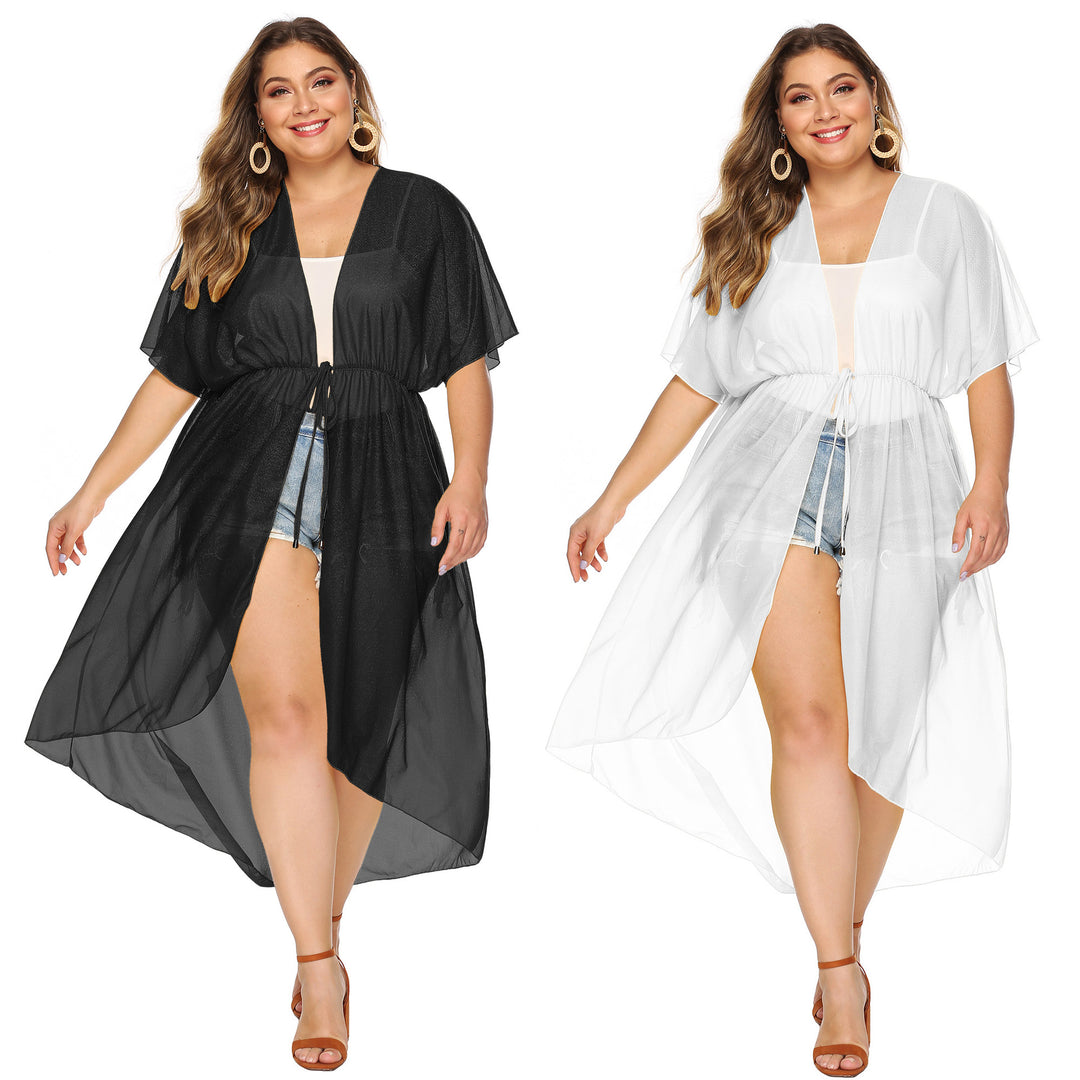 Damen eleganter transparenter Strandkimono Echo Archiv