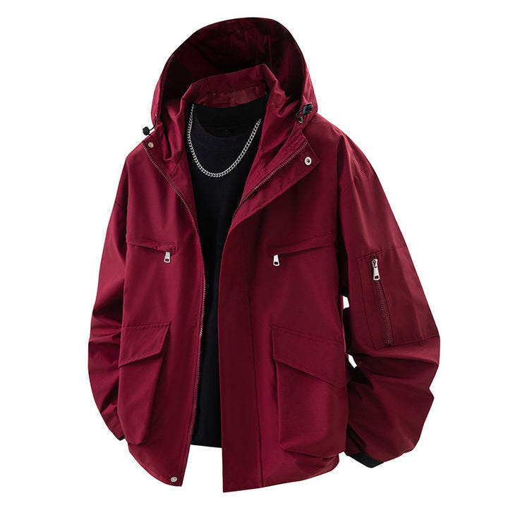 Herren praktische Outdoor-Jacke mit mehreren Taschen Echoarchiv