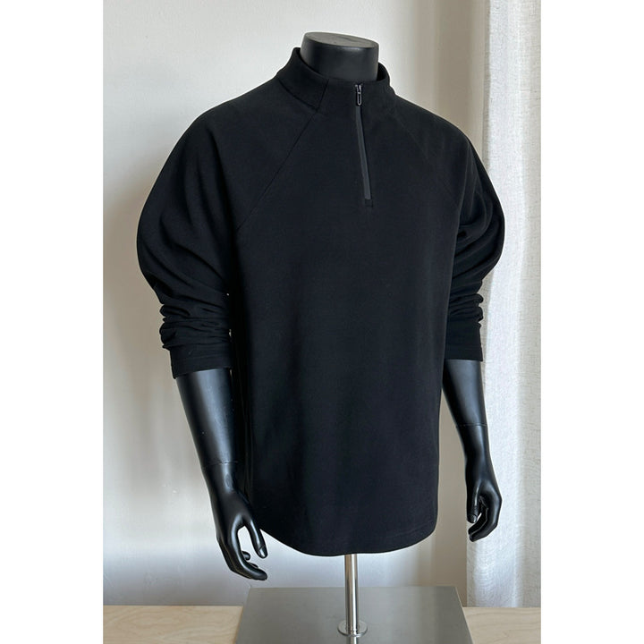 Damen modischer Stehkragen Pullover mit Reißverschluss Echo Archiv