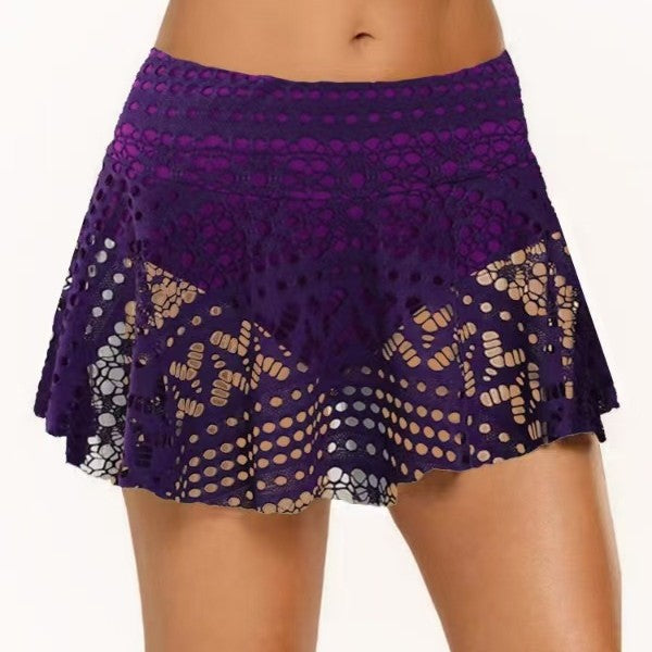 Damen Sportlicher Freizeitrock mit durchbrochenem Design Echo Archiv