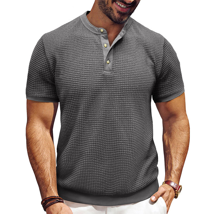 Herren Kurzarm-Shirt mit Knopfleiste Echoarchiv