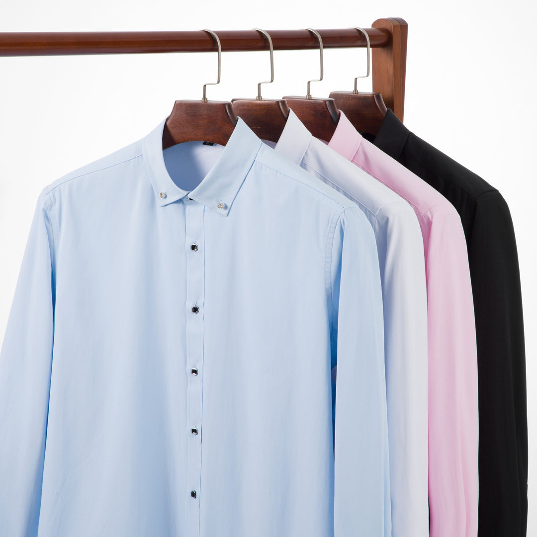 Herren Gefüttertes Businesshemd mit Thermofleece‑Innenseite und Button‑Down‑Kragen Echo Archiv