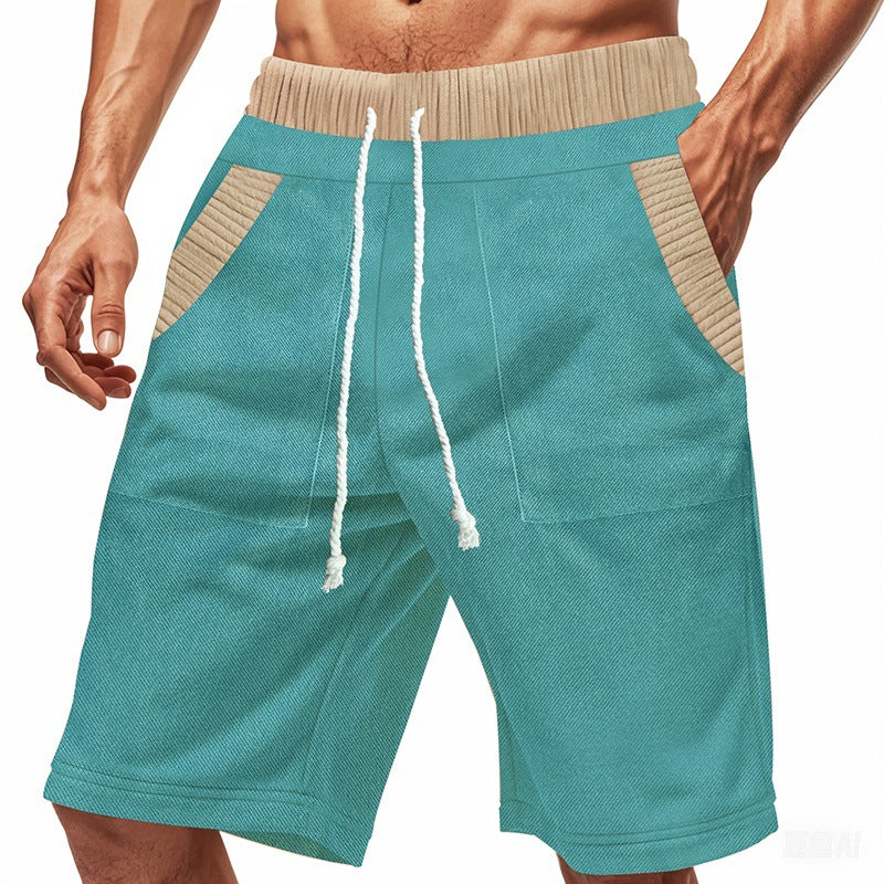 Herren lässige Shorts mit praktischen Taschen und komfortablem Kordelzug Echoarchiv