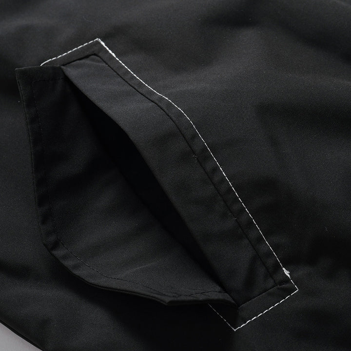 Herren leichte Nylon-Bomberjacke im Aviator‑Utility‑Stil mit Ärmeltasche und Rippbündchen Echoarchiv