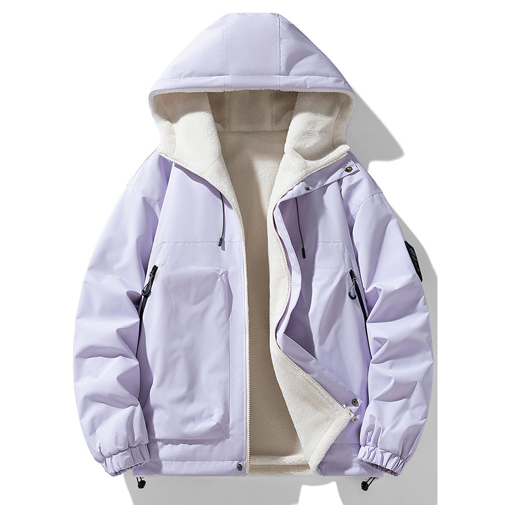 Herren Übergangsjacke mit kuscheligem Fleece-Innenfutter und wasserabweisendem Material Echoarchiv