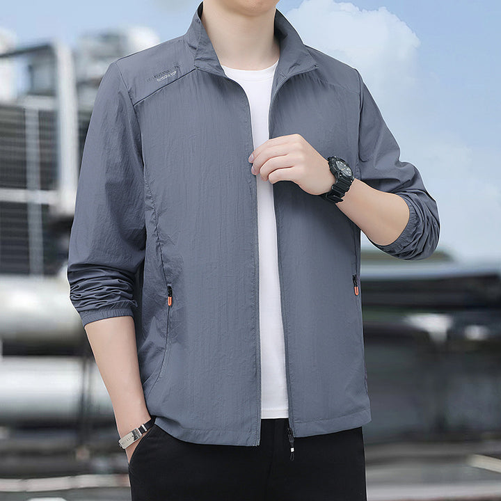 Herren Leichte Funktionsjacke mit Reißverschluss Echo Archiv