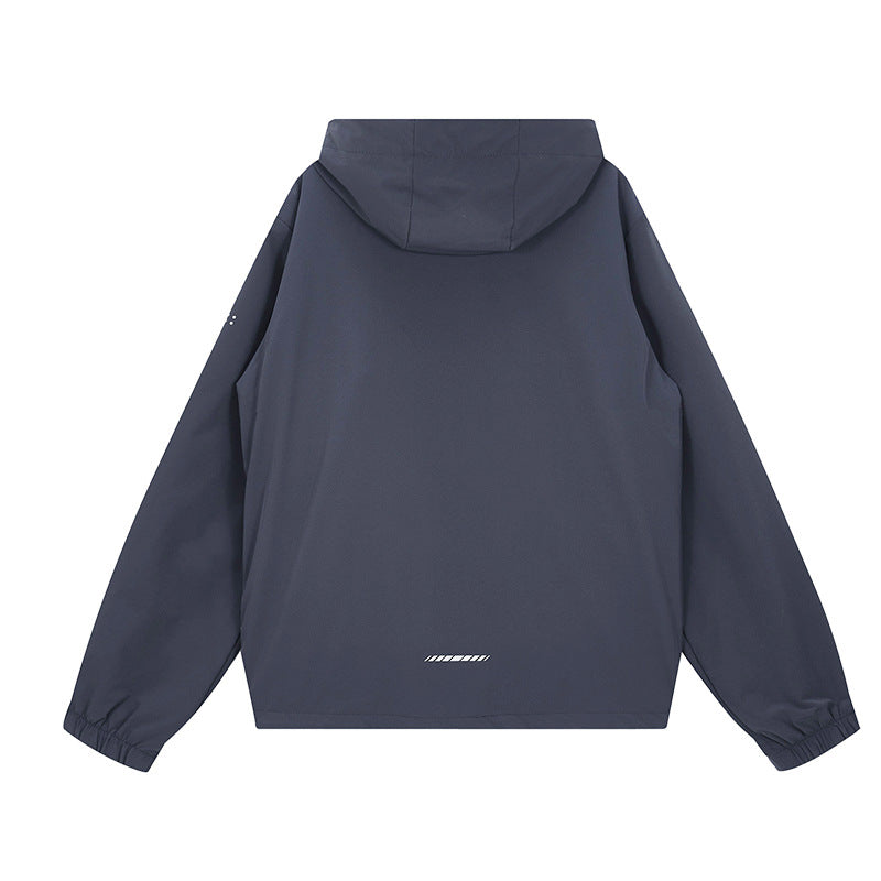 Herren wasserfeste Outdoor-Jacke mit verstellbarer Kapuze Echoarchiv