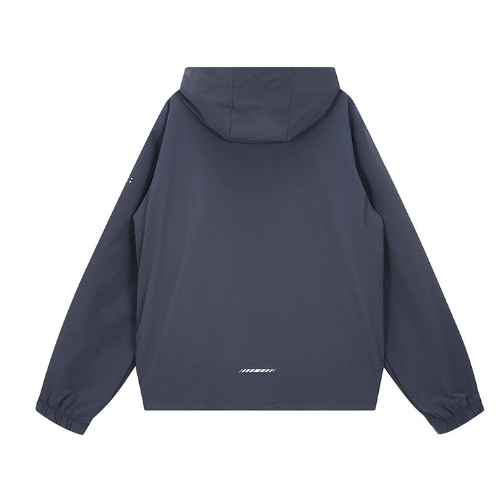 Herren wasserfeste Outdoor-Jacke mit verstellbarer Kapuze Echoarchiv
