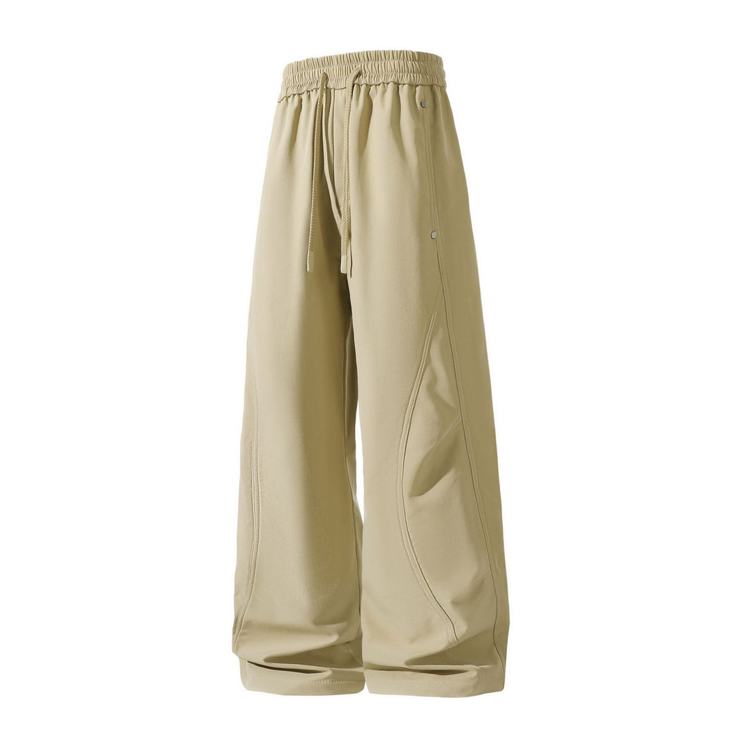 Damen Weite Cropped-Utility-Jogginghose mit Tunnelzugbund und geschwungenen Cargotaschen Echo Archiv