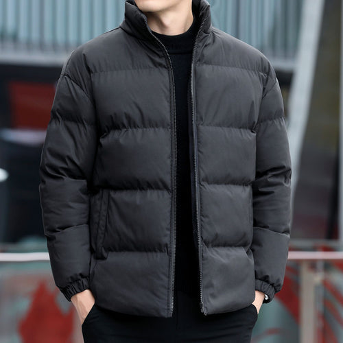 Herren Wattierte Kurzjacke mit Stehkragen, Thermofutter & elastischen Ärmelbündchen Echo Archiv