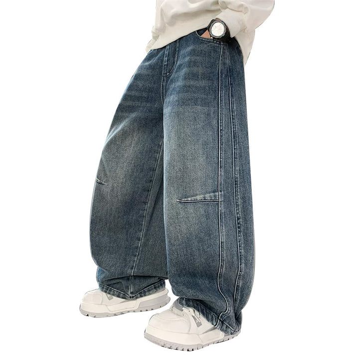 Unisex weite Denim-Hose im angesagten Streetwear-Stil Echo Archiv