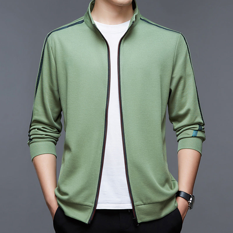 Herren sportliche Jacke mit Stehkragen und atmungsaktiver Funktion Echoarchiv