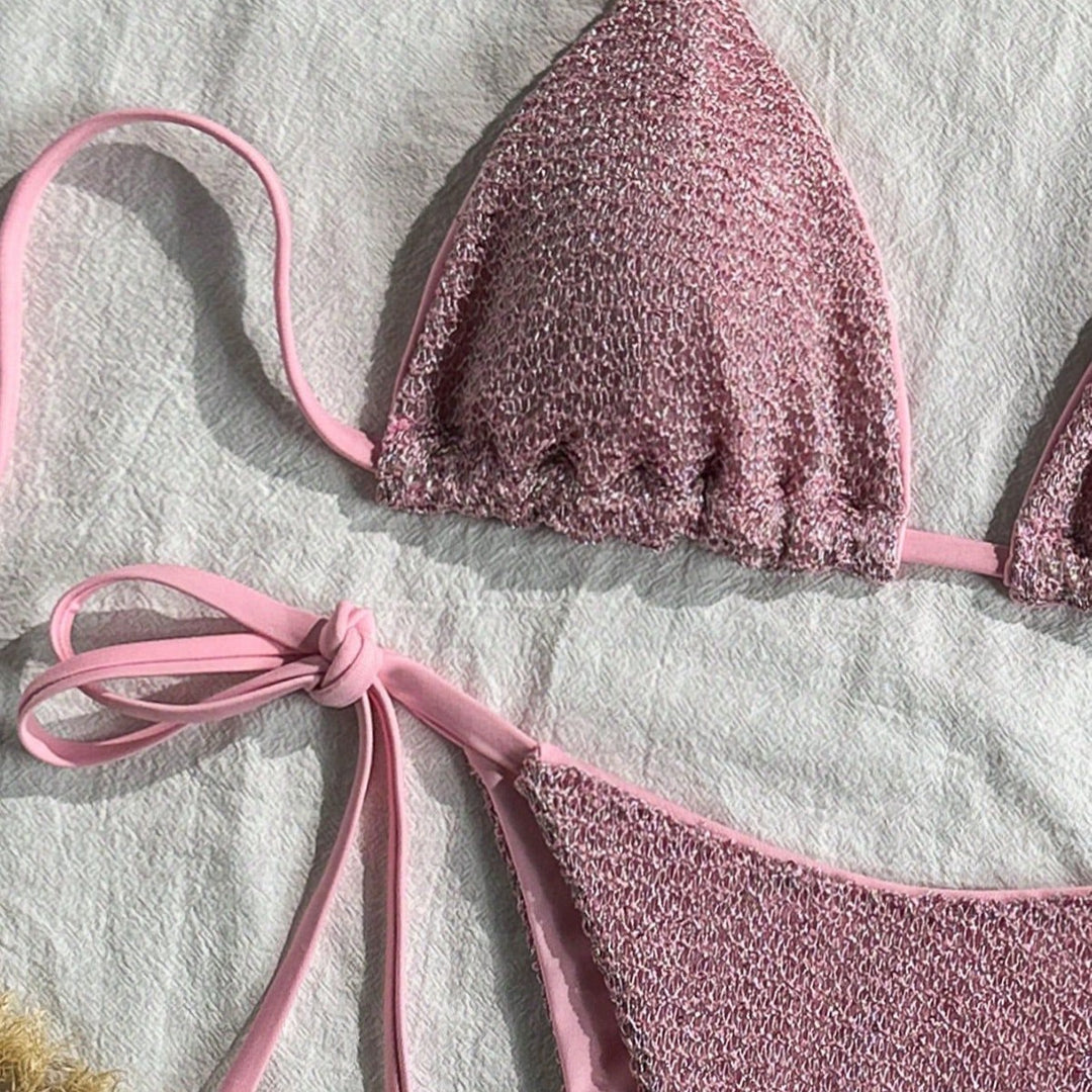 Damen Triangel-Bikini mit funkelnden Akzenten Echo Archiv