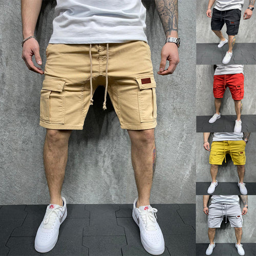 Herren Cargo-Shorts mit praktischen Seitentaschen und verstellbarem Gummizug Echoarchiv