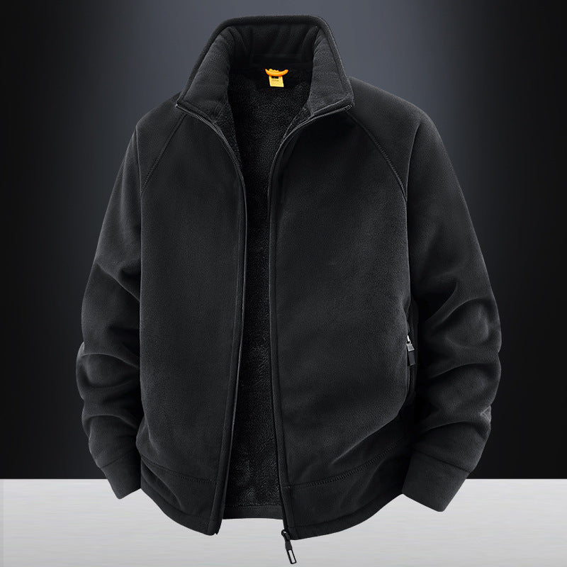 Herren Fleecejacke mit weichem Innenfutter und praktischem Reißverschluss Echoarchiv