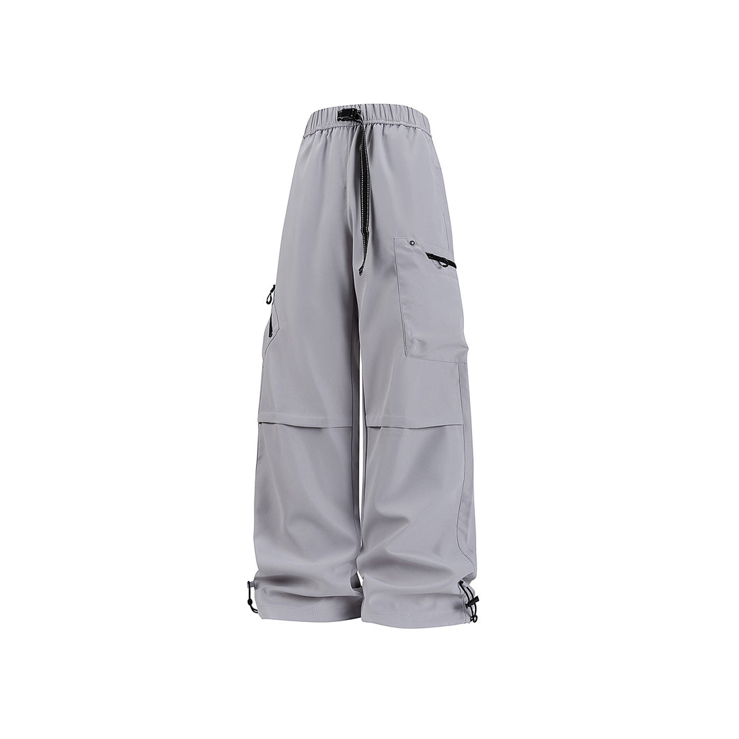 Damen Weite Utility-Cargohose mit verstellbarem Beinabschluss und Multifachtaschen Echo Archiv
