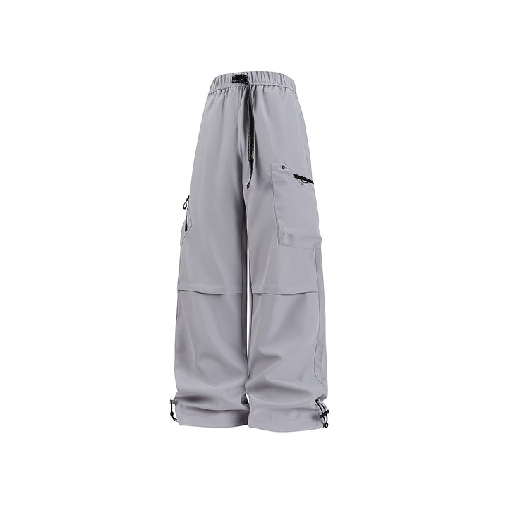 Damen Weite Utility-Cargohose mit verstellbarem Beinabschluss und Multifachtaschen Echo Archiv
