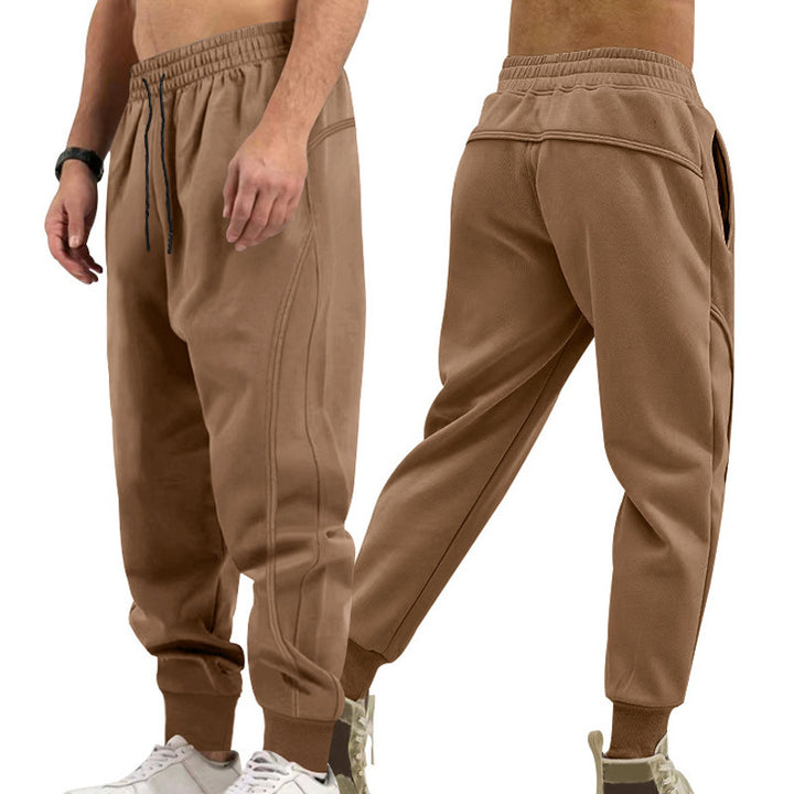 Herren sportliche Jogginghose mit seitlichen Reißverschlusstaschen Echoarchiv