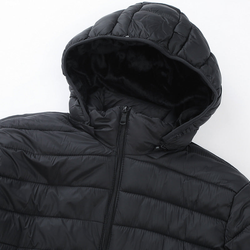 Herren Isolierte Steppjacke mit atmungsaktiver Kapuze Echoarchiv