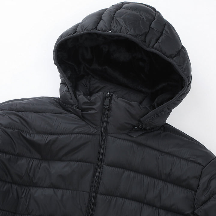 Herren Isolierte Steppjacke mit atmungsaktiver Kapuze Echoarchiv