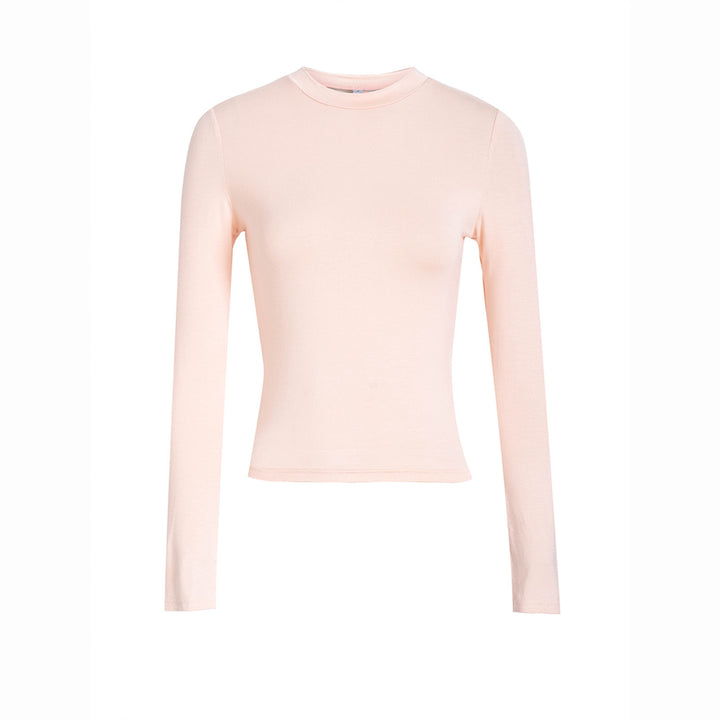 Damen tailliertes Stretch-Longsleeve mit schmaler Silhouette und Daumenloch-Ärmel – Avérine