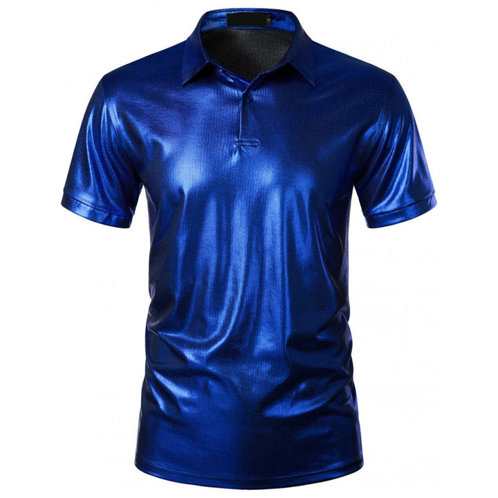 Herren Sport Polo-Shirt mit glänzender Oberfläche und atmungsaktiver Funktionalität Echoarchiv