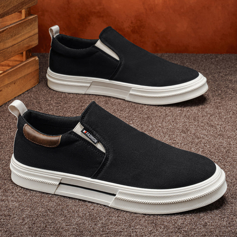 Damen Slip-On Sneakers mit elastischen Einsätzen und rutschfester Gummisohle Echo Archiv
