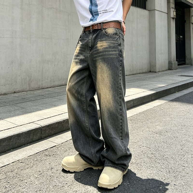 Herren Bequeme Weit geschnittene Jeans Echoarchiv