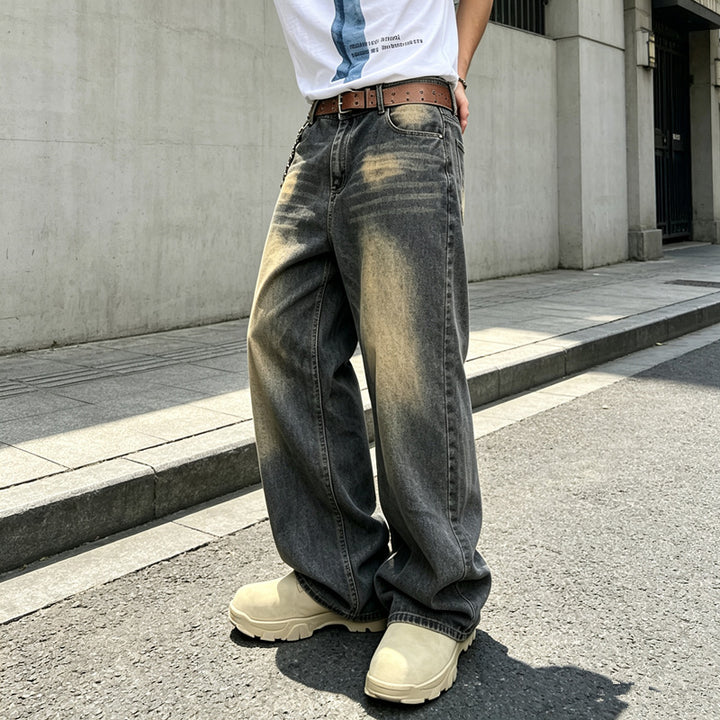 Herren Bequeme Weit geschnittene Jeans Echoarchiv