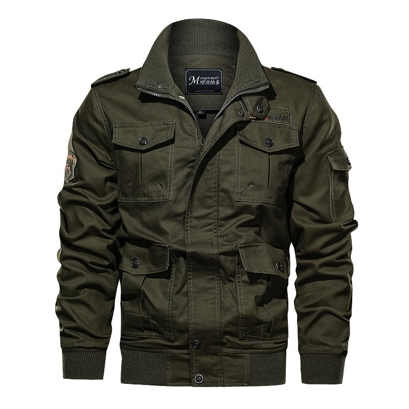 Herren nan robuste Fieldjacke mit Mehrfachtaschen, gesteppter Innenleiste und Rippbündchen Echo Archiv