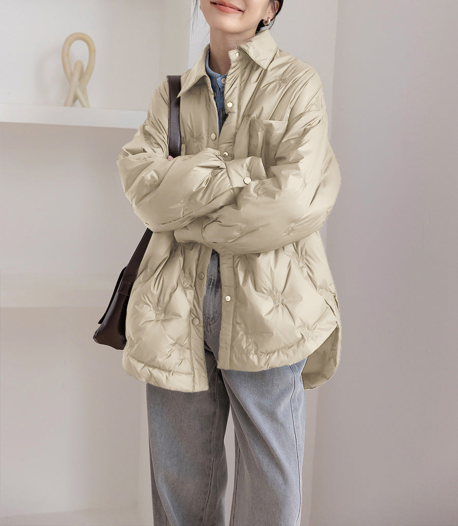 Damen elegante und gefütterte Übergangsjacke Echoarchiv