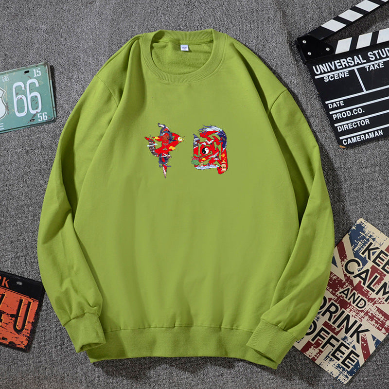 Unisex Oversize Sweatshirt mit Rundhalsausschnitt und dezenter Grafikapplikation Echo Archiv