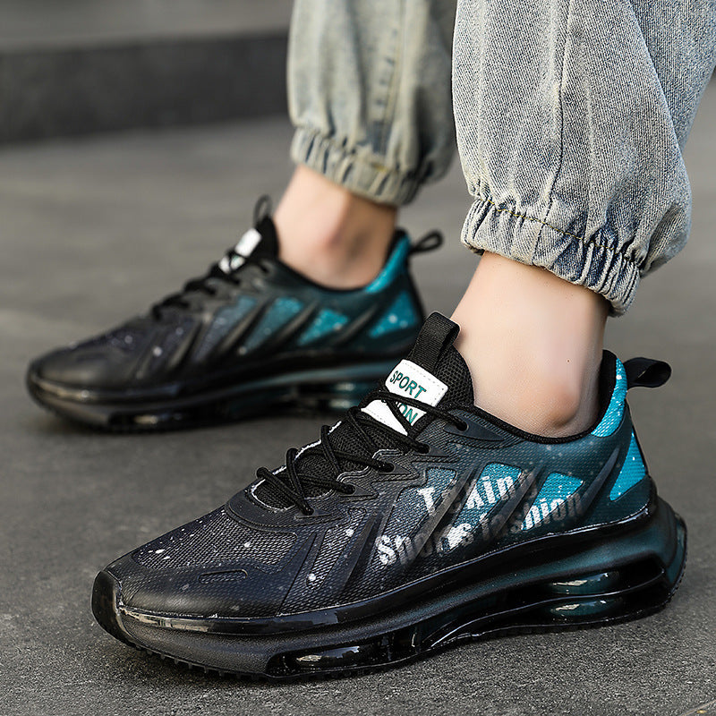 Herren Innovativer Laufsneaker mit sichtbarer Luftkissen-Zwischensohle und semi-transparenter TPU-Ummantelung – Tavélo