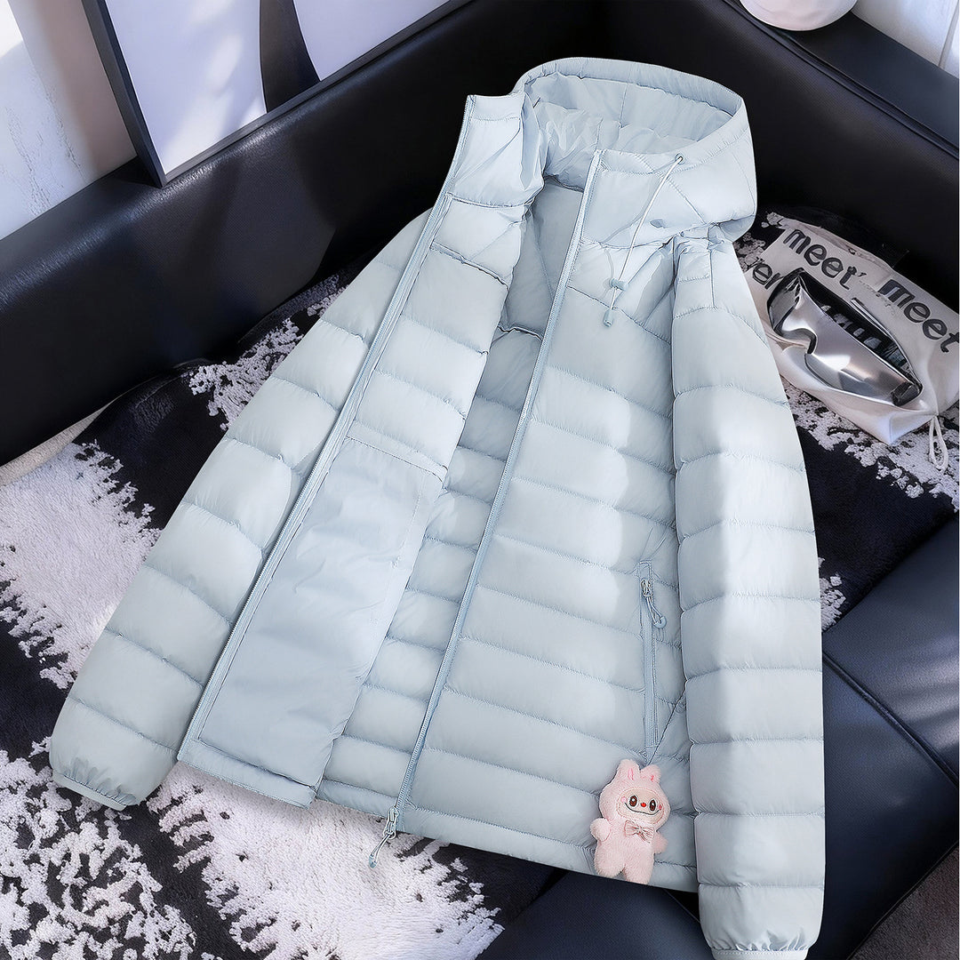 Damen Leichte Steppjacke mit Kapuze Echo Archiv