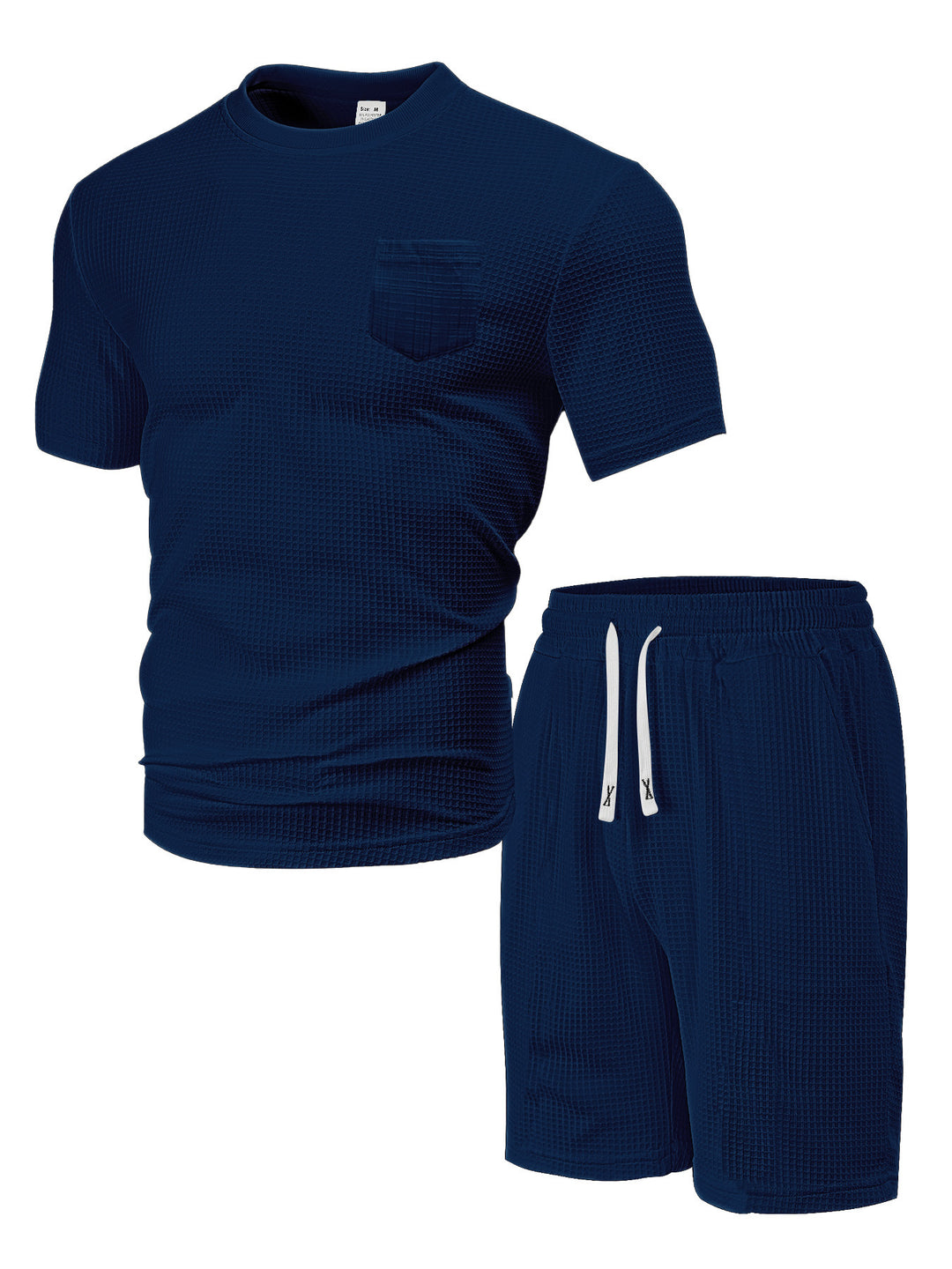 Herren Freizeit-Loungewear Set aus atmungsaktivem Material mit Taschen Echoarchiv