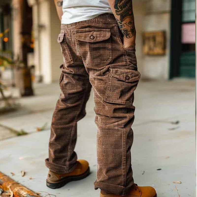 Herren robuste Utility-Hose mit praktischen Seitentaschen Echoarchiv