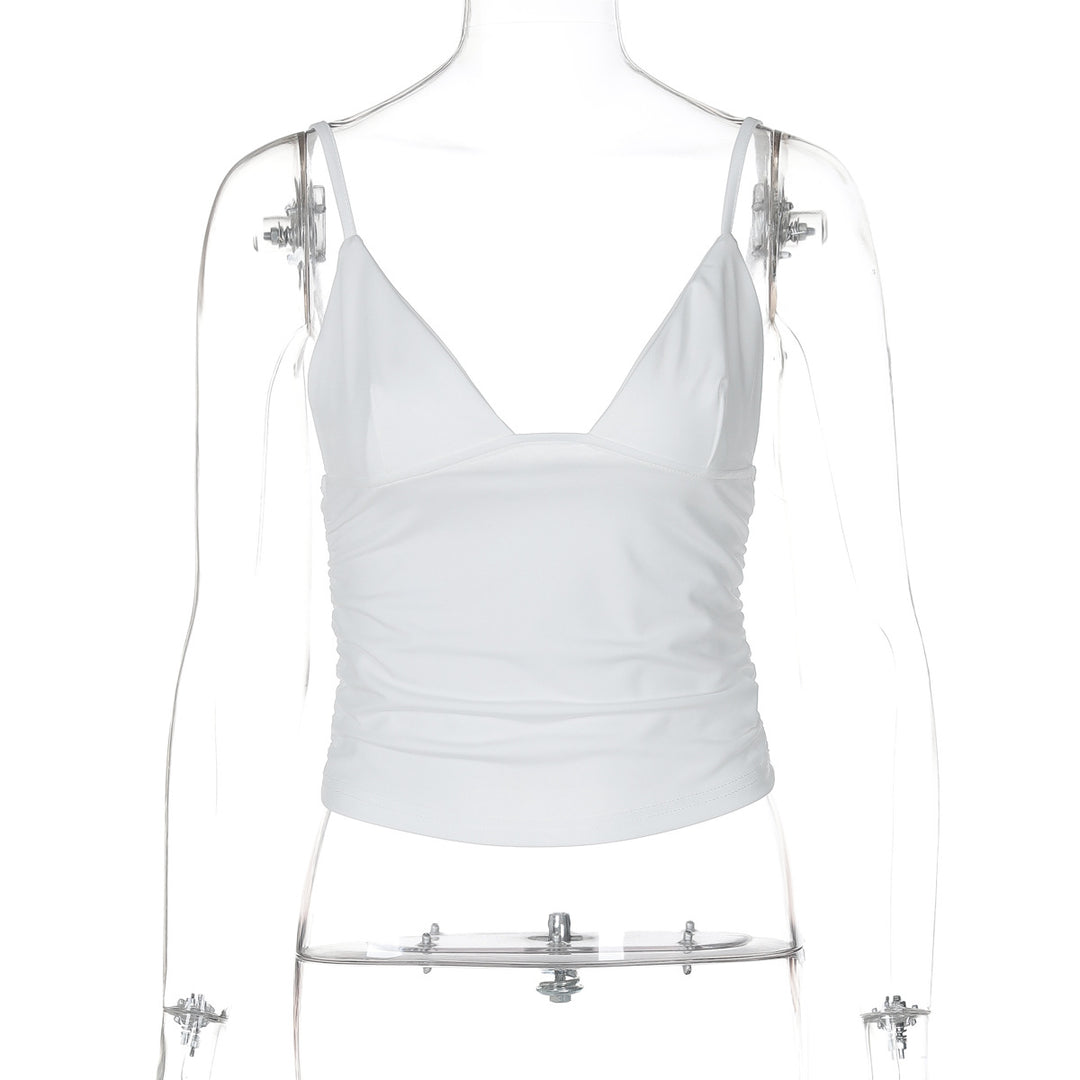Damen Crop-Top mit asymmetrischem Schnitt und figurbetonter Silhouette Echo Archiv