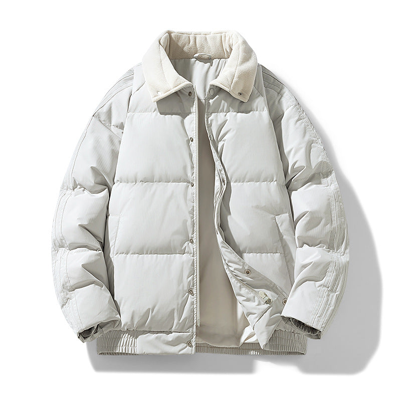 Herren Gepolsterte Winter-Steppjacke mit Teddykragen und winddichter Thermofüllung Echo Archiv
