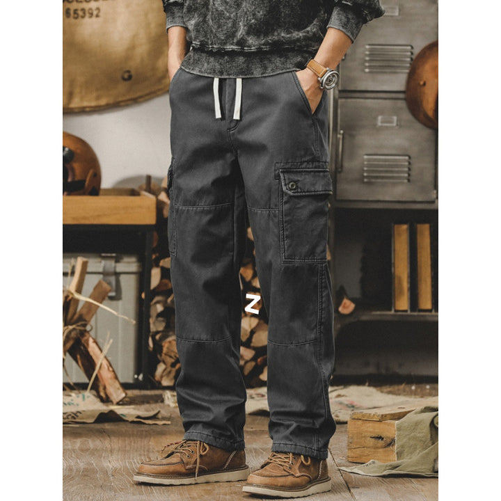 Herren Cargo-Hosen mit multifunktionalen Taschen und robustem Material Echoarchiv