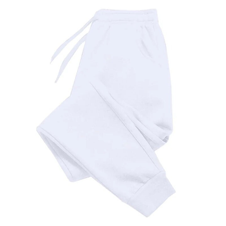 Unisex nan athleisure Jogginghose mit innen angerautem Fleece, elastischem Kordelbund und gerippten Knöchelabschlüssen Echo Archiv