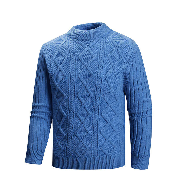 Herren Pullover aus strukturiertem Strickmaterial Echoarchiv
