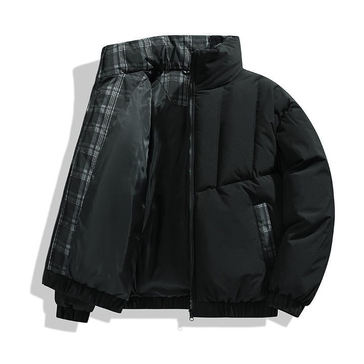 Herren isolierte Steppjacke mit hohen Kragen und praktischen Taschen Echoarchiv